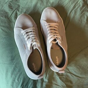 EUC Gray slip ons